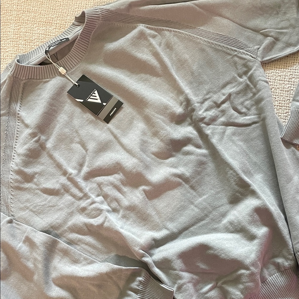 Versatile Gray Crewneck Sweater